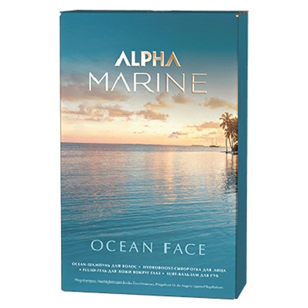 Estel Professional Alpha Homme Alpha Marine Ocean Face Set Набор: шампунь, сыворотка, гель для глаз, бальзам для губ