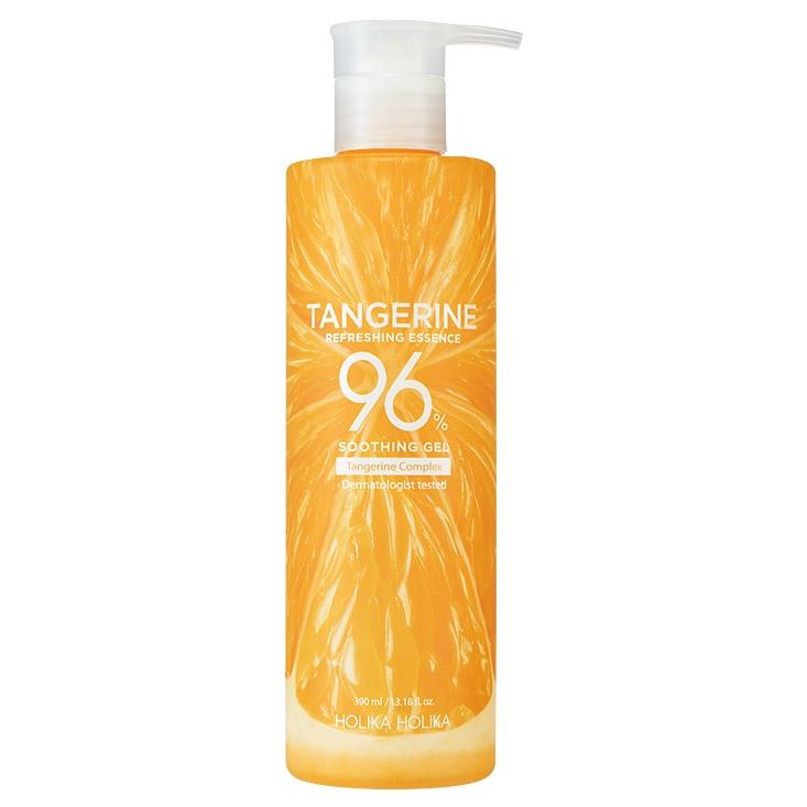 Holika Holika Face Care Tangerine Refreshing Essence 96% Soothing Gel Гель для лица и тела с экстрактом мандарина