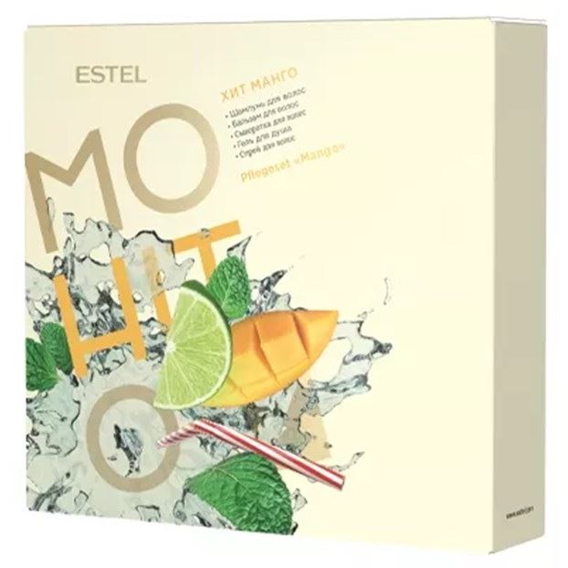 Estel Professional Mohito Mohito Набор HIT #5 Манго Набор: шампунь, бальзам, спрей, сыворотка, гель для душа