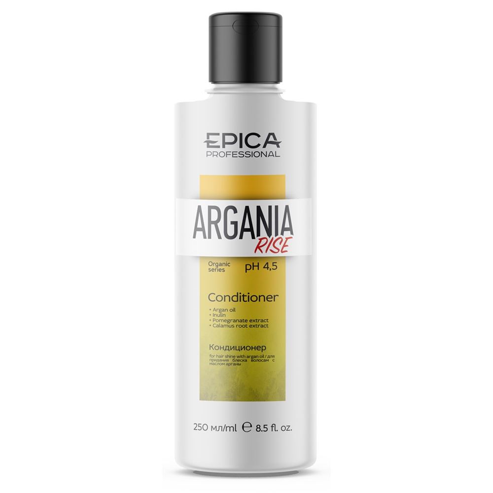 Epica Professional Deep Recover Argania Rise Organic Conditioner Кондиционер для придания блеска с маслом арганы
