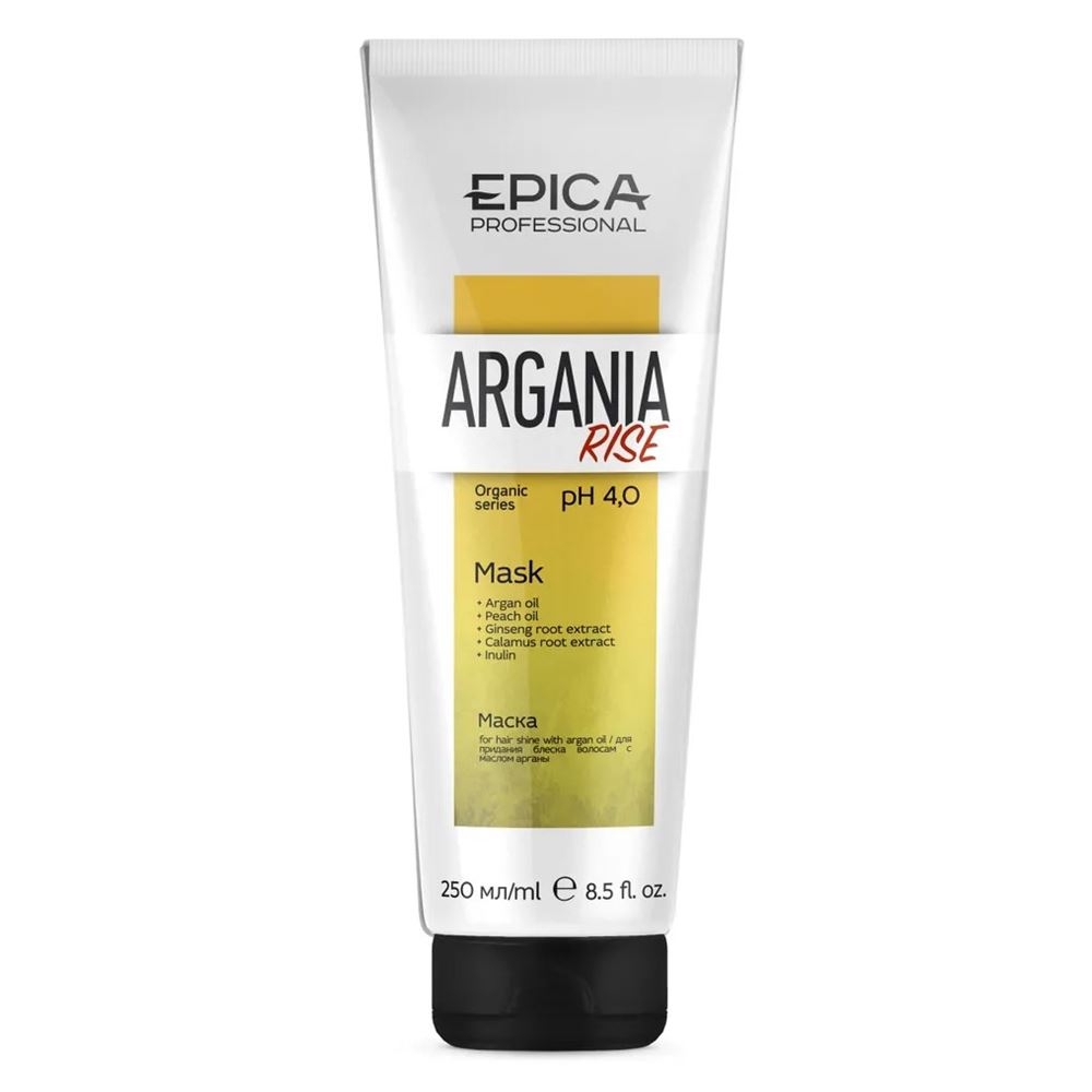 Epica Professional Deep Recover Argania Rise Organic Mask Маска для придания блеска с маслом арганы