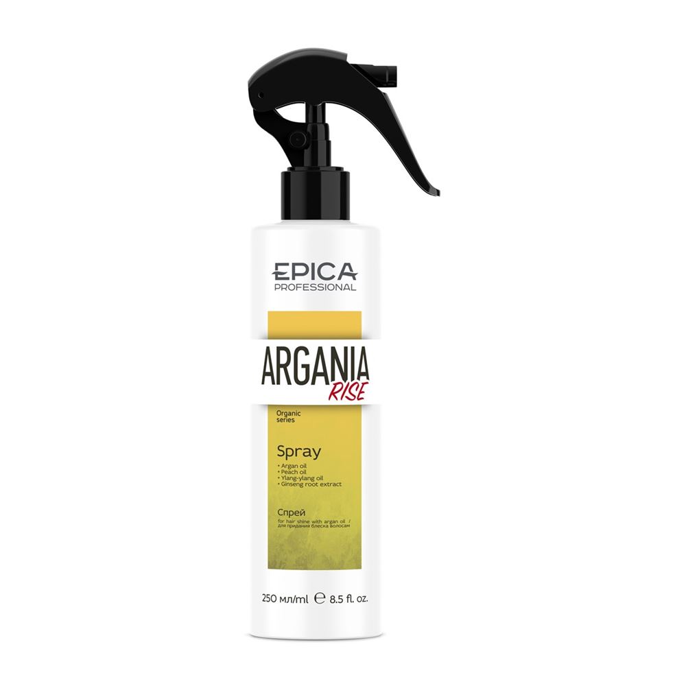 Epica Professional Deep Recover Argania Rise Organic Spray Спрей для придания блеска волосам с комплексом масел