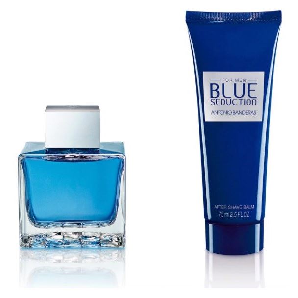 Antonio Banderas Fragrance Blue Seduction for Men Set Набор для мужчин: туалетная вода, бальзам после бритья