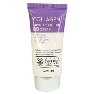 Dr.Cellio Make Up Collagen Derma Lift Solution BB Cream SPF 50+ Крем многофункциональный ВВ