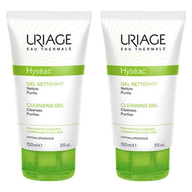 Uriage Hyseac Hyseac Cleansing Gel Set Набор: мягкий очищающий гель для смешанной и жирной кожи, 2 штуки