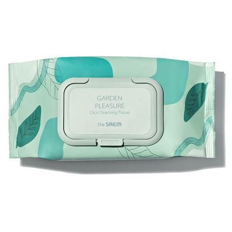 The Saem Garden Pleasure Cica Cleansing Tissue Салфетки косметические влажные
