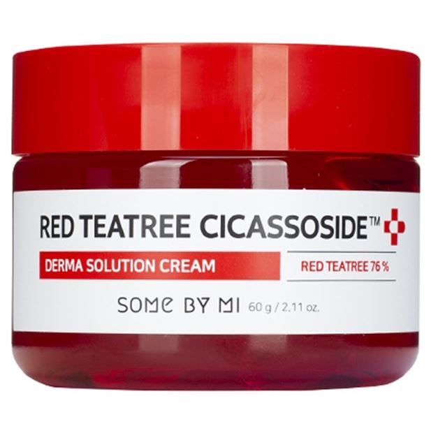 Some By Mi Faсe Care Red Tea Tree Cicassoside Derma Solution Cream Крем для лица успокаивающий с экстрактом красного чайного дерева