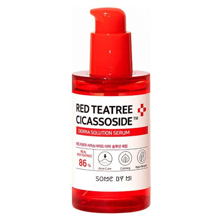 Some By Mi Faсe Care Red Tea Tree Cicassoside Derma Solution Serum Сыворотка для лица успокаивающая с экстрактом красного чайного дерева