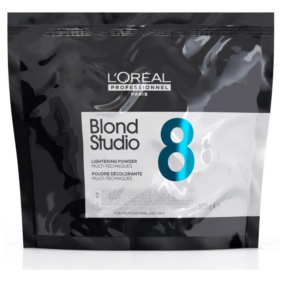 L'Oreal Professionnel Coloring Hair Blond Studio 8 Lightening Powder Multi-Techniques Обесцвечивающая пудра до 8 уровней осветления