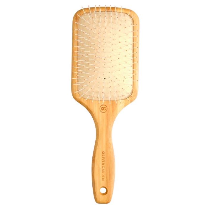 Olivia Garden Щетки и расчески для волос ID1034 Щетка массажная нейлон Bamboo Touch L Щетка массажная нейлон Bamboo Touch L