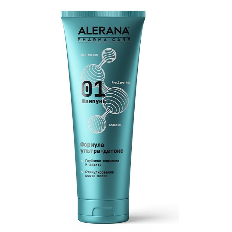 Alerana Профилактика выпадения волос Шампунь формула Ультра-детокс Шампунь формула Ультра-детокс