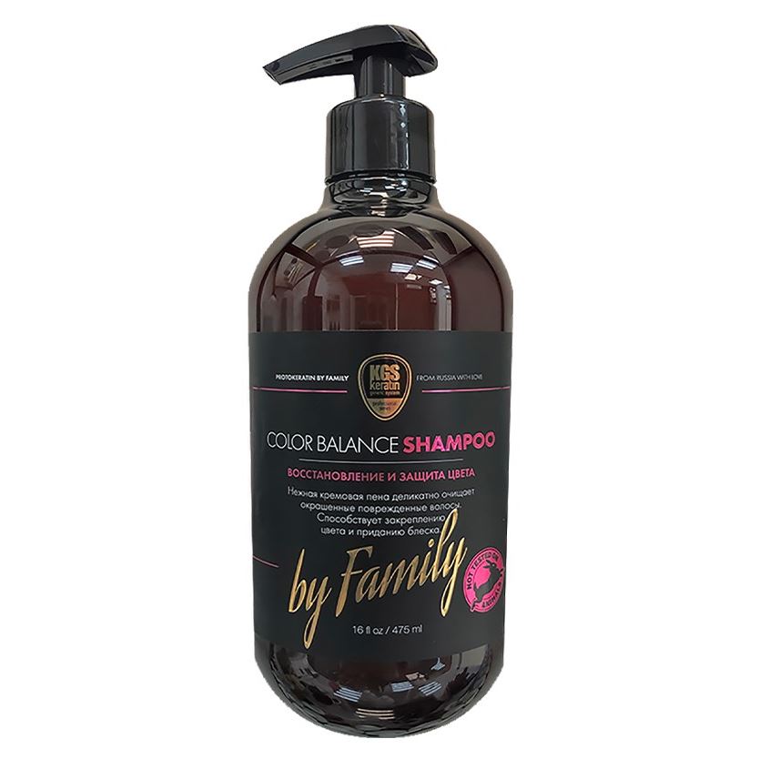 Protokeratin Family Color Balance Shampoo Шампунь восстановление и защита цвета волос