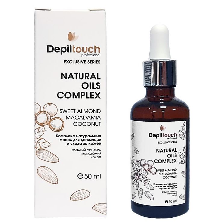 Depiltouch Уход за кожей  Exclusive series Natural Oils Complex Комплекс натуральных масел для депиляции и ухода за кожей