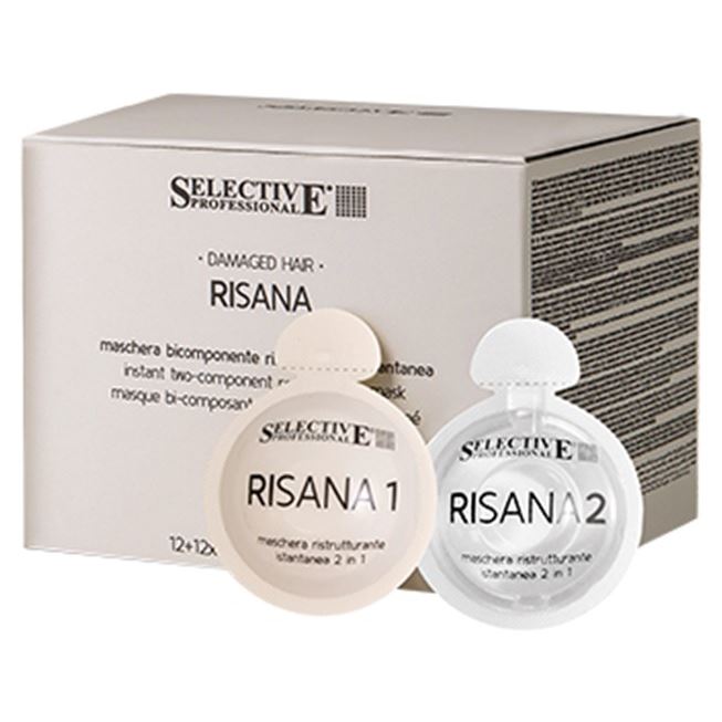 Selective Professional Risana Risana Instant Two-Component Restructuring Mask Маска двухкомпонентная восстанавливающая мгновенного действия