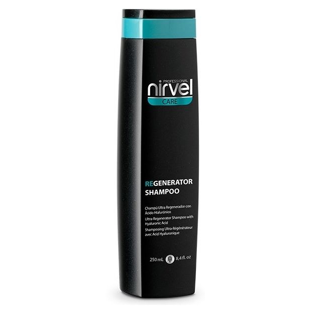Nirvel Professional Hair Complex Regenerator Regenerator Shampoo Бессульфатный восстанавливающий шампунь с гиалуроновой кислотой 