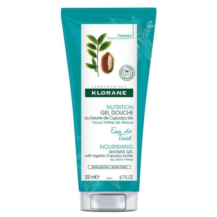 Klorane Dermo Protection Гель для душа питательный Вода Тиаре Nutrition Gel Douche Eau de Tiare