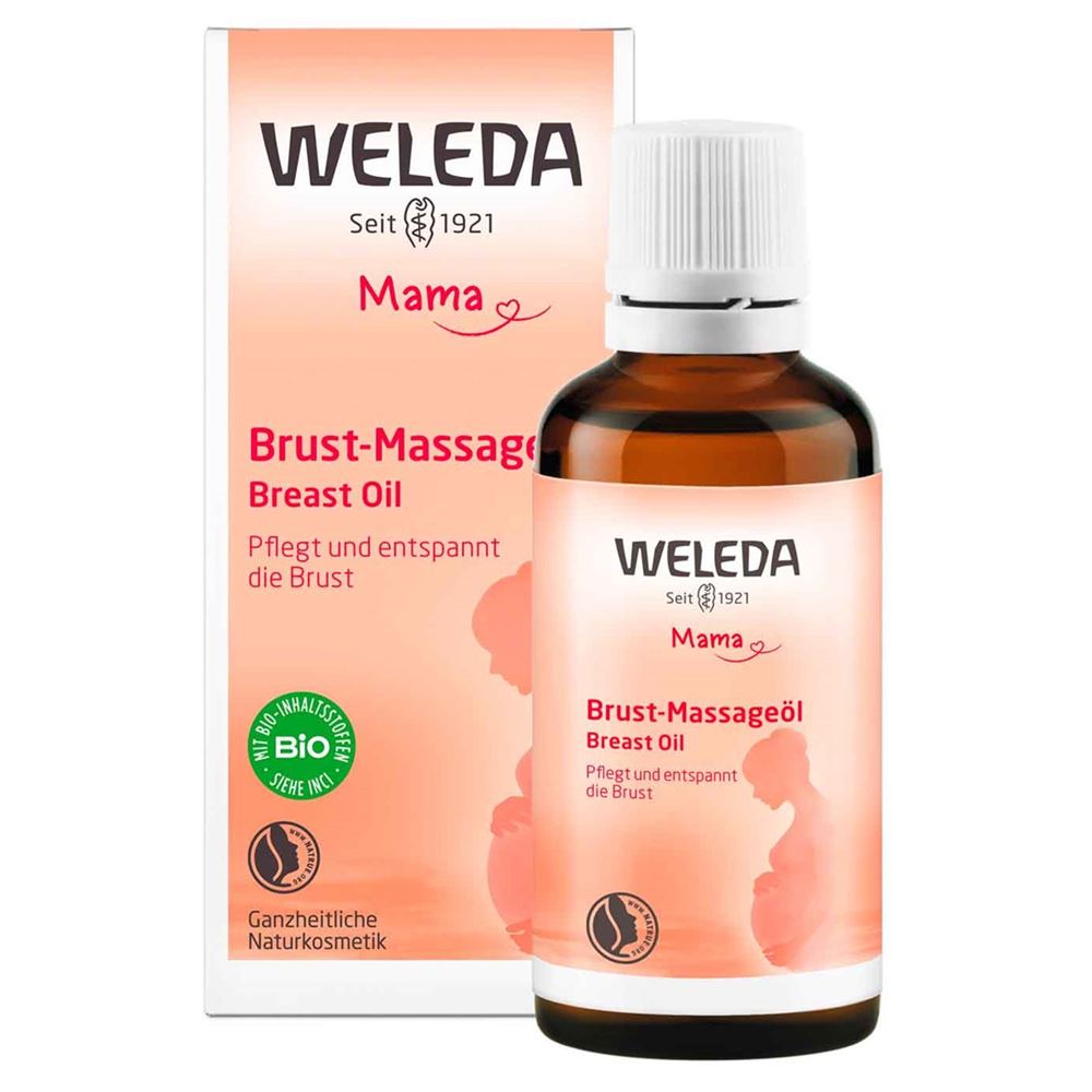 Weleda Для Мамы Масло Миндальное Mandel для массажа груди WELEDA Breast Massage Oil