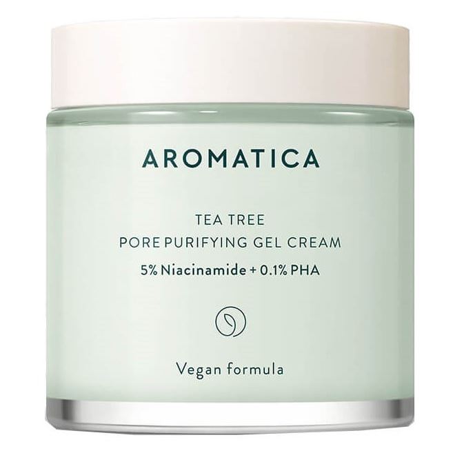 Aromatica Face Care Tea Tree Pore Purifying Gel Cream Балансирующий крем-гель для жирной кожи 
