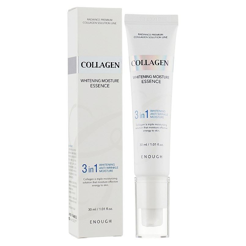 Enough Face Care Collagen 3 in 1 Whitening Moisture Essence Осветляющая эссенция с коллагеном