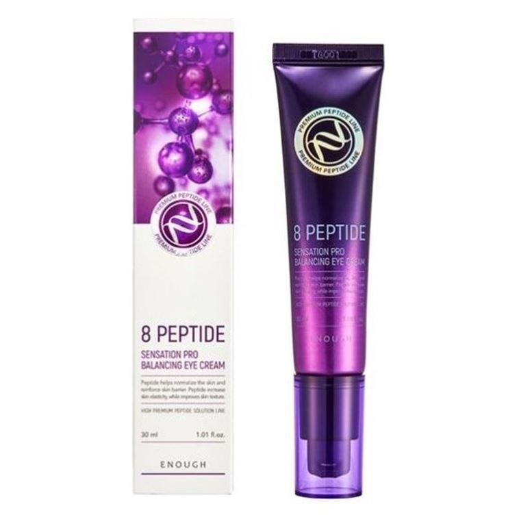 Enough Face Care 8 Peptide Sensation Pro Balancing Eye Cream  Антивозрастной крем для век с пептидами