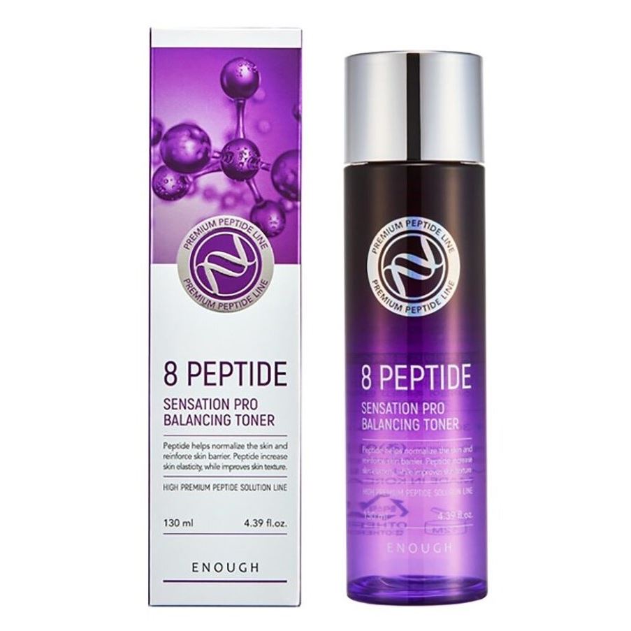 Enough Face Care 8 Peptide Sensation Pro Balancing Toner Антивозрастной тонер с пептидами