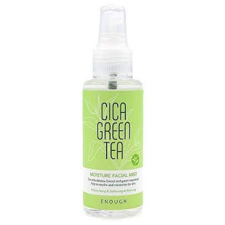 Enough Face Care Cica Green Tea Moisture Facial Mist Увлажняющий мист для лица с экстрактом зеленого чая 
