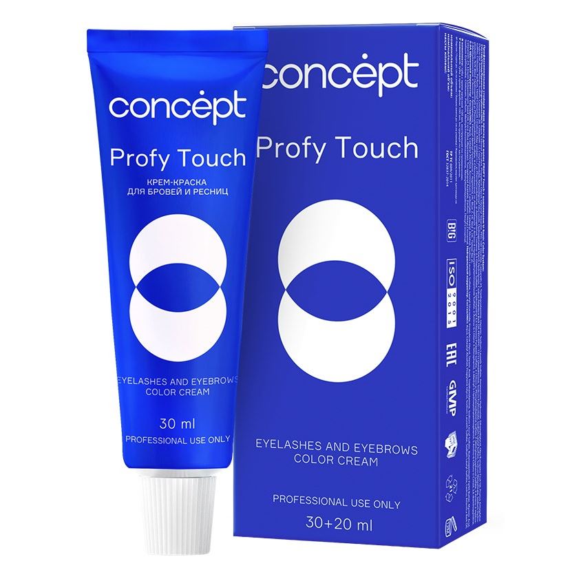 Concept Profy Touch         Eyelashes And Eyebrows Color Cream Крем-краска для бровей и ресниц Крем-краска для бровей и ресниц