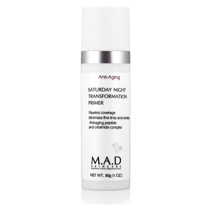 M.A.D Skincare Anti-Age Saturday Night Transformation Primer Крем-основа под макияж “Моментальный эффект”