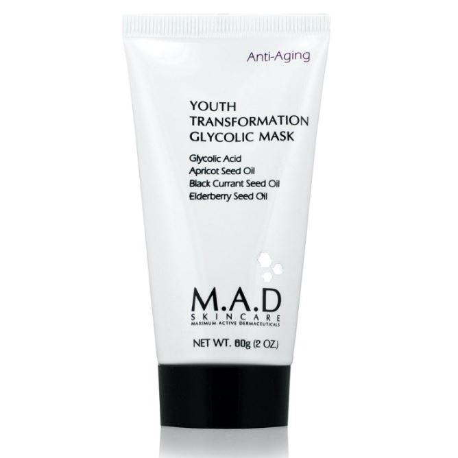 M.A.D Skincare Anti-Age Youth Transformation Glycolic Mask Омолаживающая маска с гликолевой кислотой