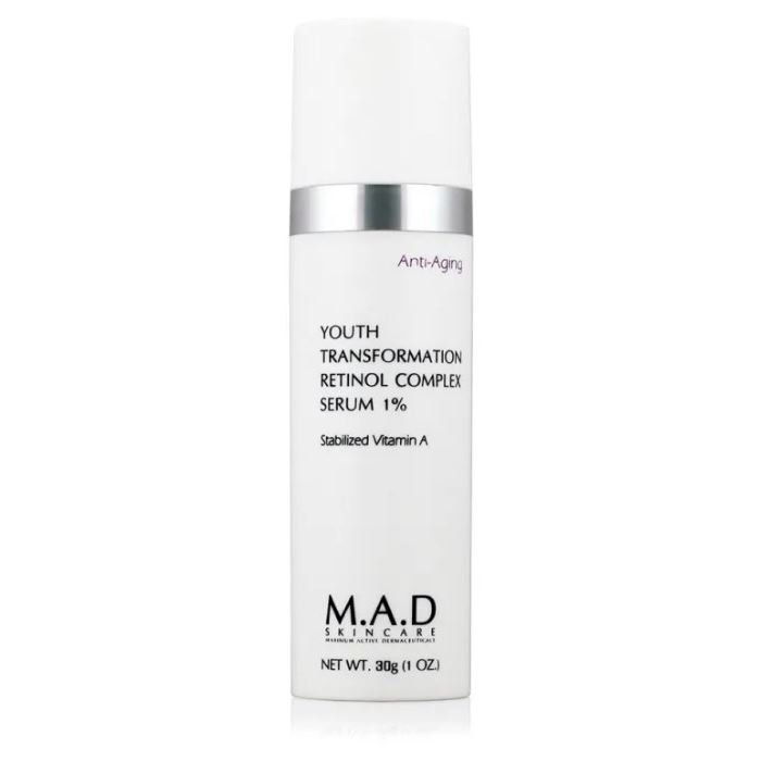 M.A.D Skincare Anti-Age Youth Transformation Retinol Complex Serum 1% Сыворотка для комплексного омоложения кожи с 1% ретинолом