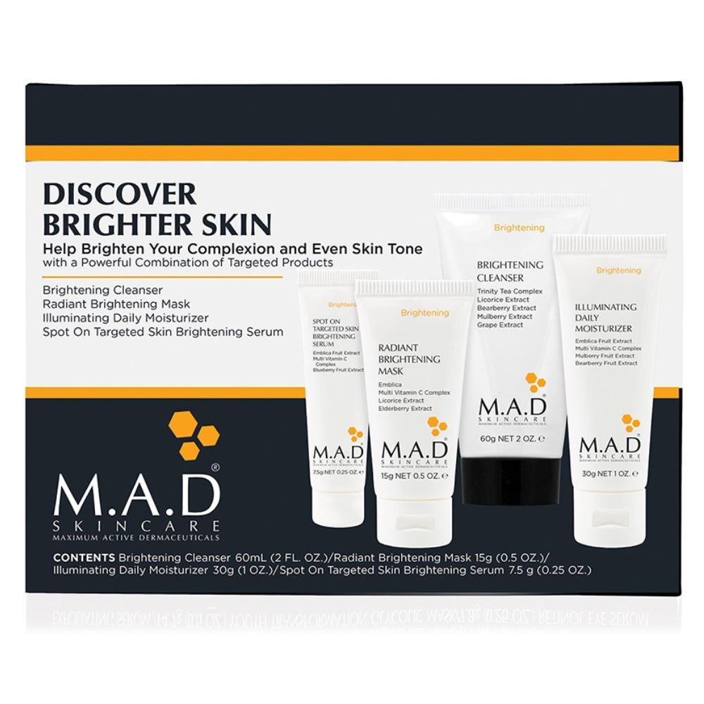 M.A.D Skincare Brightening Brightening Discover Kit  Дорожный набор препаратов для осветления кожи