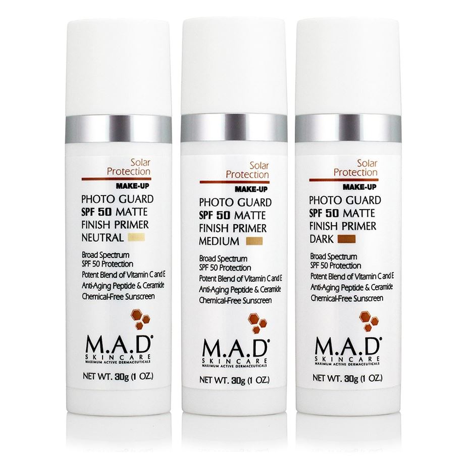 M.A.D Skincare Sun Protection Photo Guard SPF 50 Matte Finish Primer Матирующий крем-праймер с защитой SPF 50