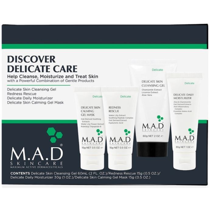 M.A.D Skincare Delicate Delicate Discovery Kit  Дорожный набор препаратов для чувствительной кожи