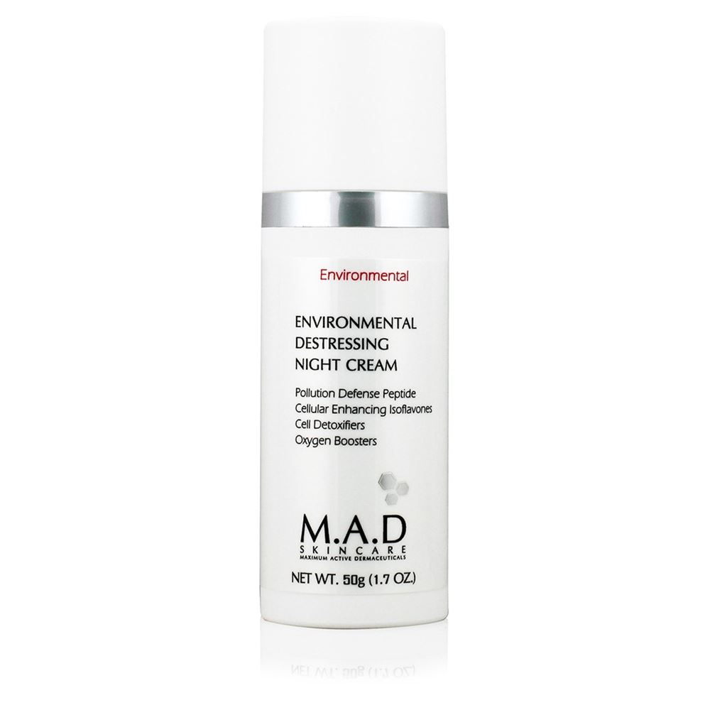 M.A.D Skincare Environmental (Detox) Environmental Destressing Night Cream Восстанавливающий ночной крем "Антистресс"