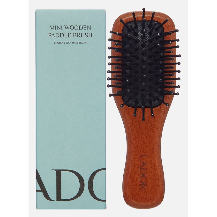 Lador Hair Care Mini Wooden Paddle Brush Деревянная расческа для волос 