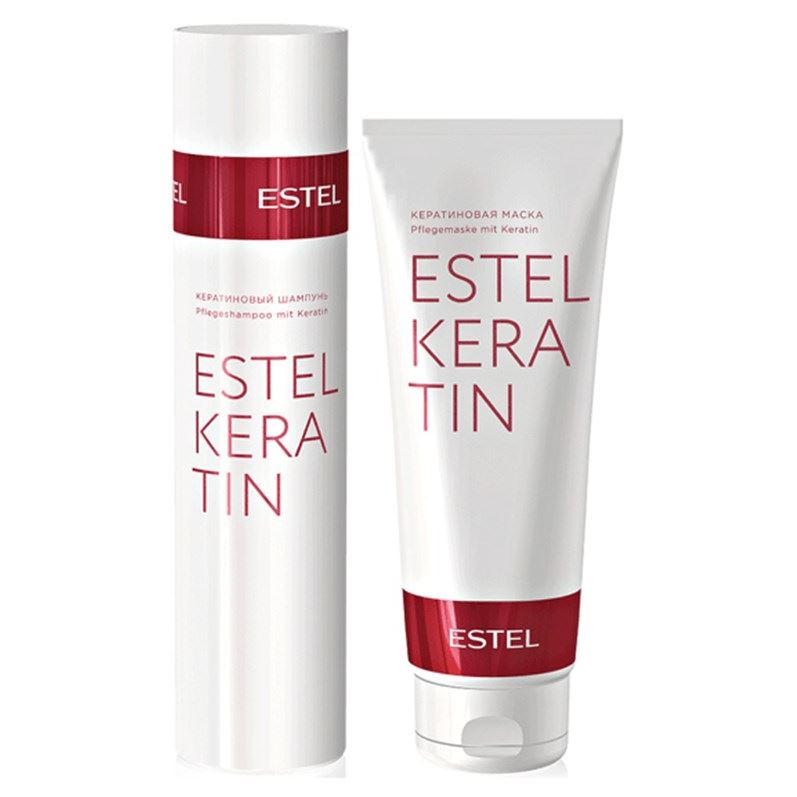 Estel Professional Thermokeratin Keratin Кератиновый набор для поврежденных волос Набор: шампунь, маска