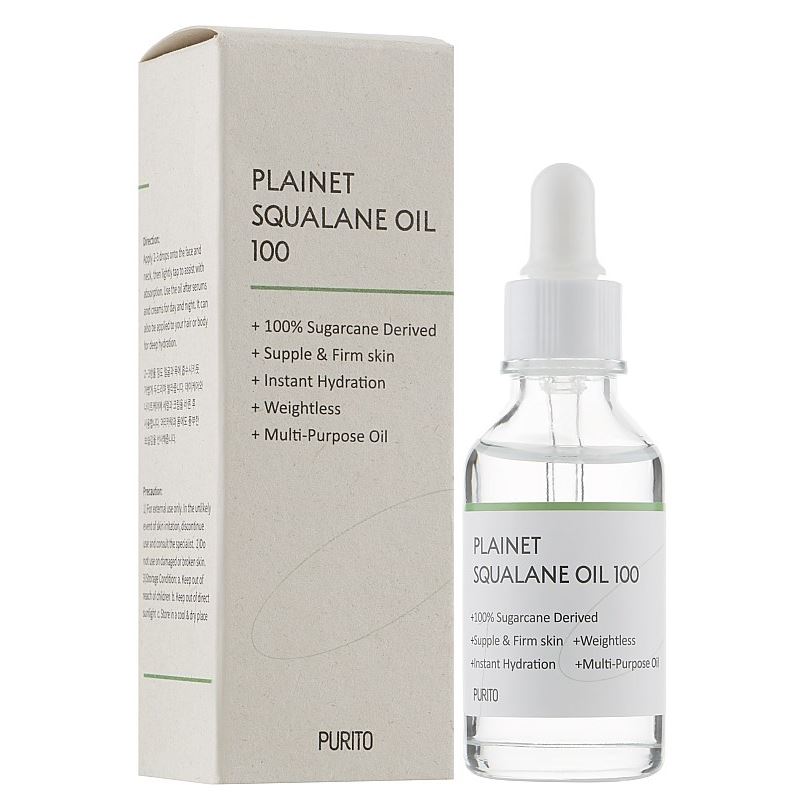 Purito Face Care Plainet Squalane Oil 100 Увлажняющее масло сквалана