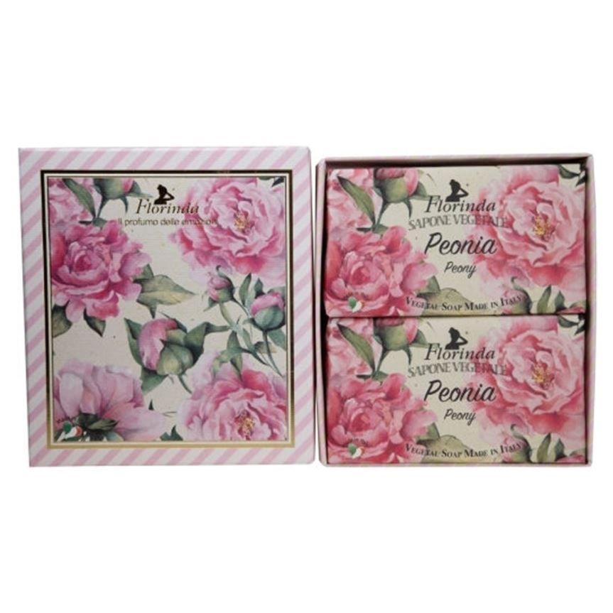 Florinda Fiori and Fiori  Fiori and Fiori Peonia Soap Set Коллекция "Цветы и цветы" - Набор мыла Пион