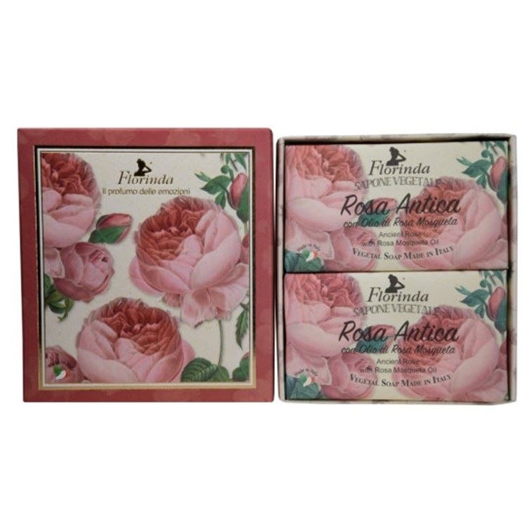 Florinda One Fragrance Collection One Fragrance Collection Rosa Antica Soap Set Коллекция Одного Аромата - Набор мыла Античная роза