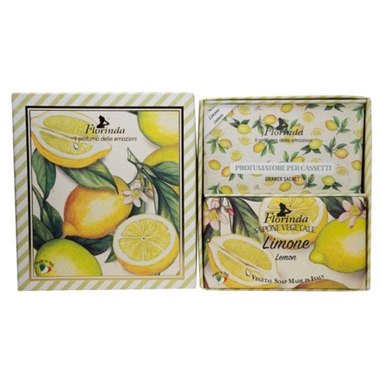 Florinda Passione Di Frutta Passione Di Frutta Limone Set Коллекция "Фруктовая страсть" - Набор Лимон: мыло, саше ароматическое