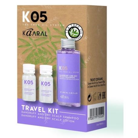 Kaaral K05 hair care Dandruff and Oily Scalp Travel Kit Набор от жирной перхоти кожи головы 