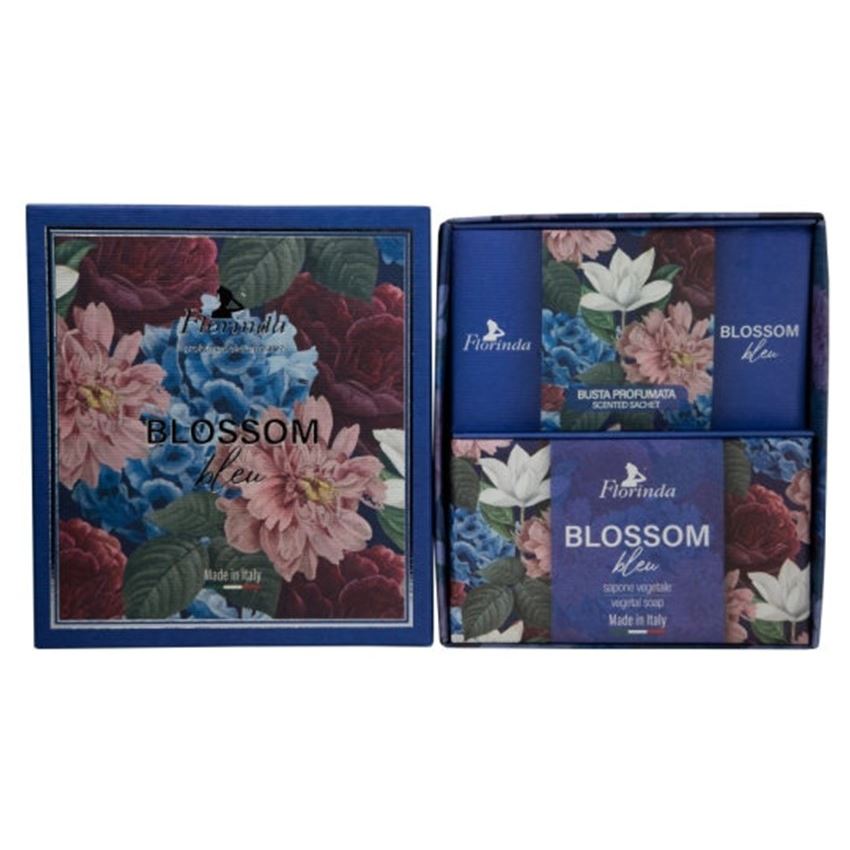 Florinda Blossom Blossom Blue Set  Коллекция "Цветочные ноты" - Набор Синие цветы: мыло, саше ароматическое