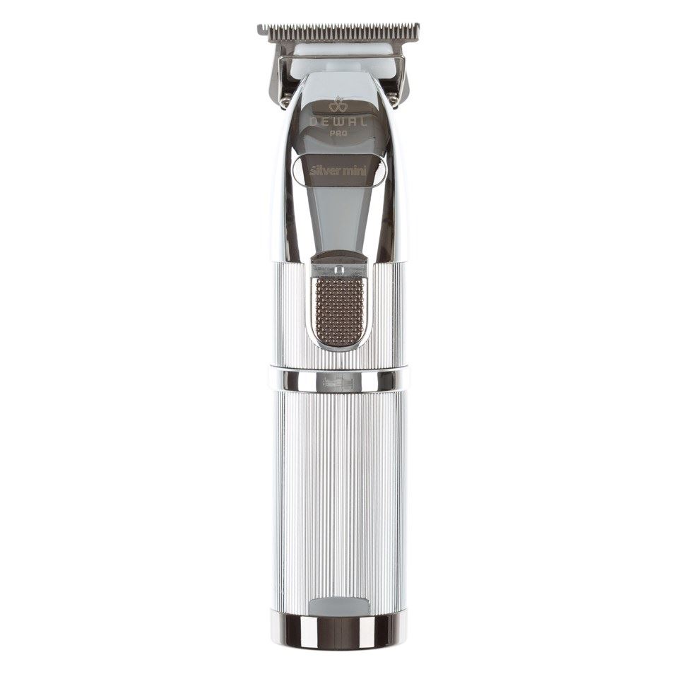 Dewal Professional Машинки для стрижки 03-068 Машинка для стрижки окантовочная DEWAL PRO SILVER MINI, аккум/сеть, 7000 об/мин, Т-нож 40 мм, 0,5 мм Машинка для стрижки окантовочная
