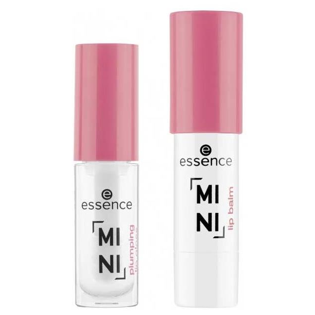 Essence Make Up Mini Lip Set Набор: блеск для губ и бальзам для губ