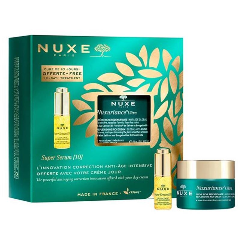 Nuxe Nuxuriance Nuxuriance Ultra & Super Serum [10] Gift Set Набор: насыщенный укрепляющий антивозрасной крем, антивозрастная сыворотка 