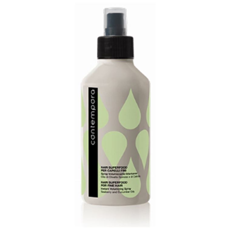 Barex Contempora Hair Superfood For Fine Hair Instant Volumizing Spray Спрей для объема Тонкие волосы рН 4.5 Instant Volumizing Spray Seaberry and Cucumber Oils
