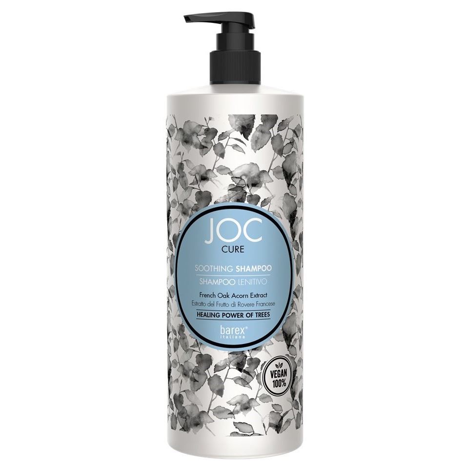 Barex Joc CURE Soothing Shampoo Lenitivo French Oak Acorn Extract Шампунь успокаивающий с экстрактом желудя черешчатого дуба