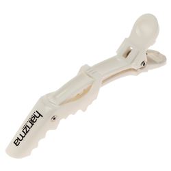 h10903-01 Зажим для волос "крокодил" белые 6 шт/уп