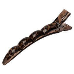 h10897-15 Зажим для волос пластиковые черные 6 шт/уп