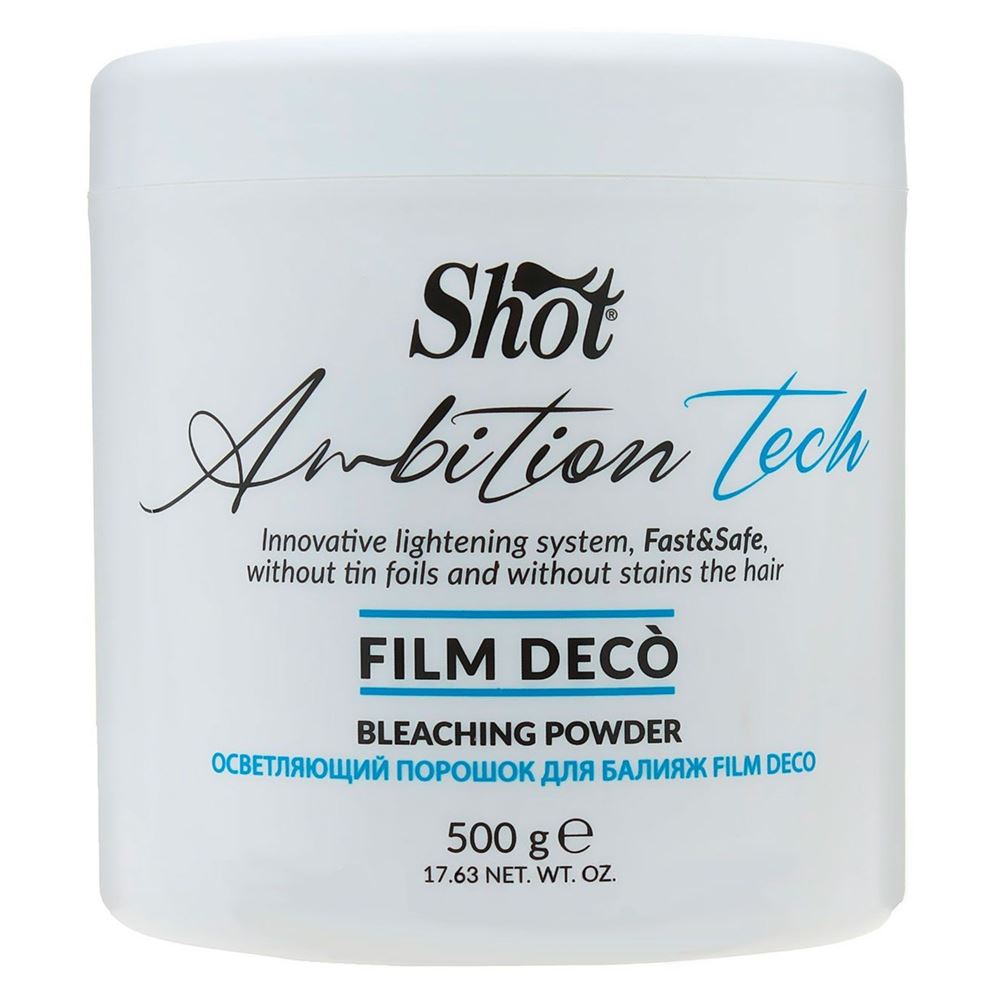 Shot DNA & Ambition Color Ambition Tech Film Deco Bleaching Powder Осветляющий порошок для открытых техник окрашивания